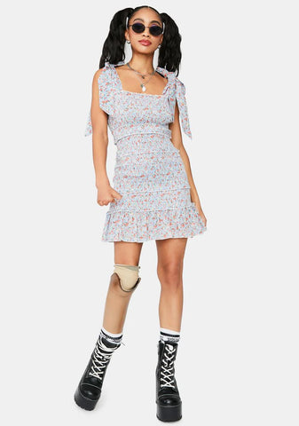 Sky Love What Matters Floral Mini Dress