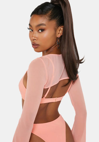 Peachy Charmer 3-Piece Bikini Set