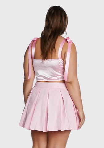 Plus Artistic Dazzle Bustier Top