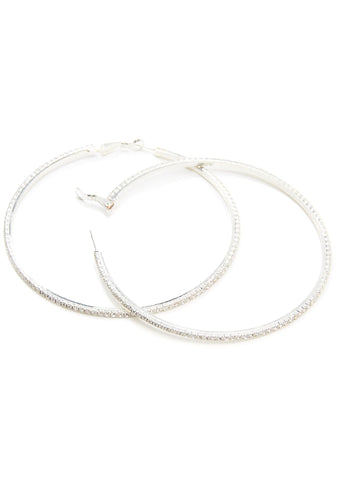 Woke Up In Love Rhinestone Hoops