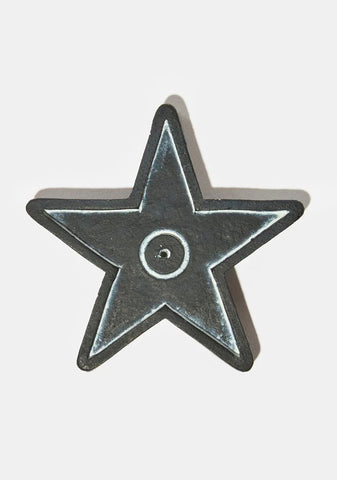 Black Star Incense Holder