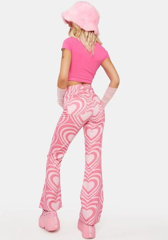 Love Wins Flared Denim Jeans