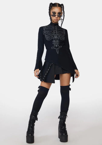 Two Wear Irregular Sweater