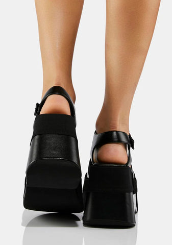 Know I'm Right Platform Sandals