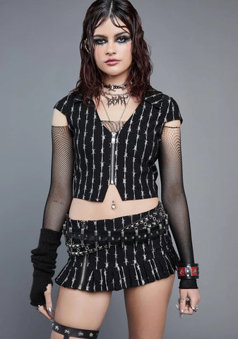 Chasing Trouble Micro Skirt