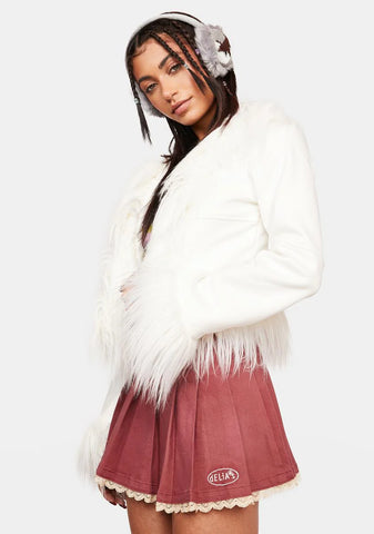 No Flake's The Same Faux Fur Coat