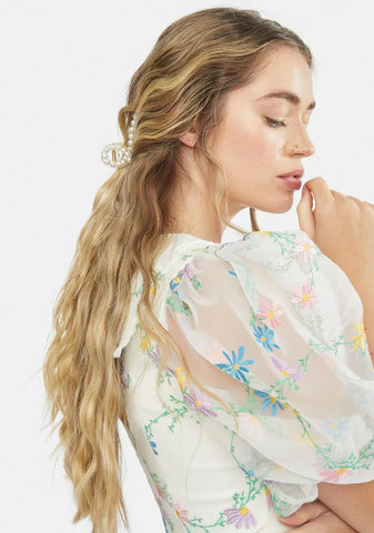 Victorian Dream Pearl Hair Clip Set