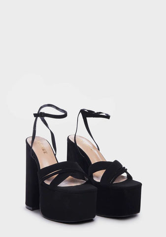 Nobody Else Matters Platform Heels