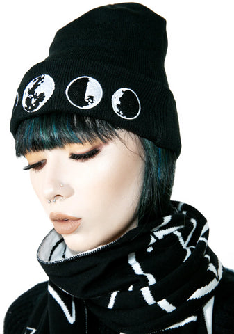 Phases Of The Moon Beanie