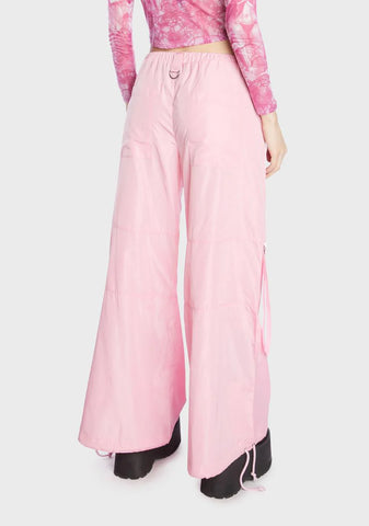 Bubblegum Punk Cred Wide Leg Pants