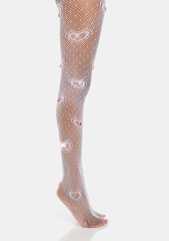 Snow Sweet No More Fishnet Tights