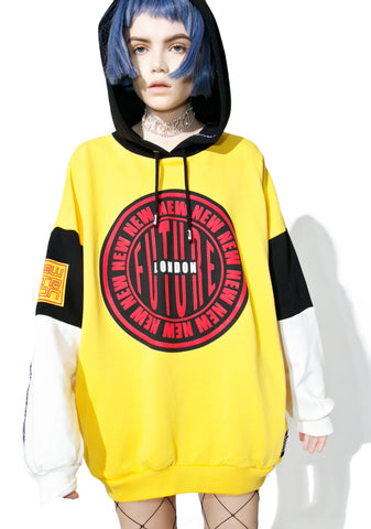 Stamp Logo Hooded Sweatshirt