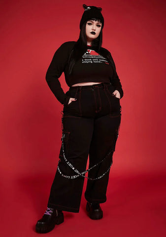 Plus Ace Of Spacey Wide Leg Pants