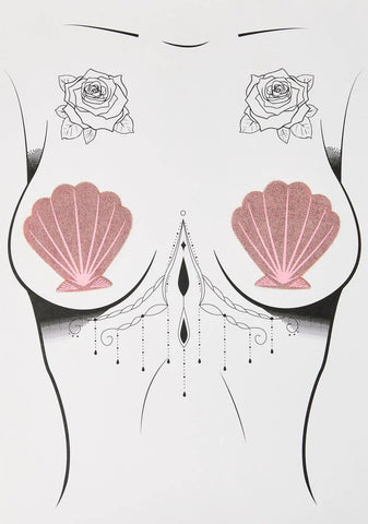 Baby Pink Seashell Pasties