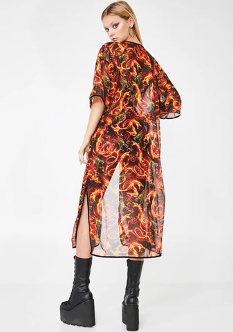 All Guns Blazin Kimono