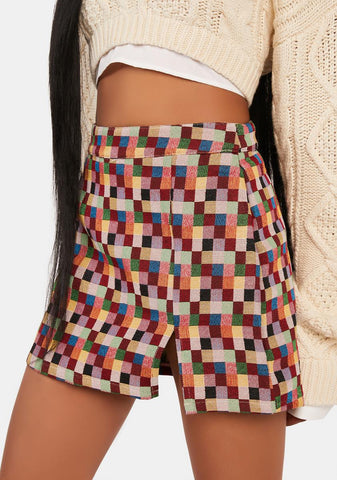 Too Smart For You Mini Skirt