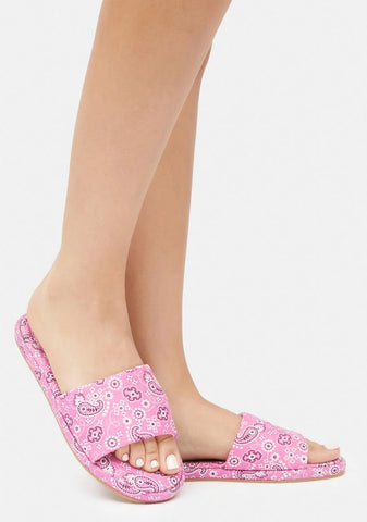 Paisley Good 4 You Slide Sandals