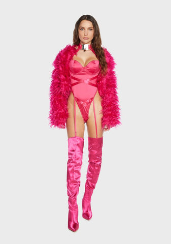 Pink Keep It Locked Teddy