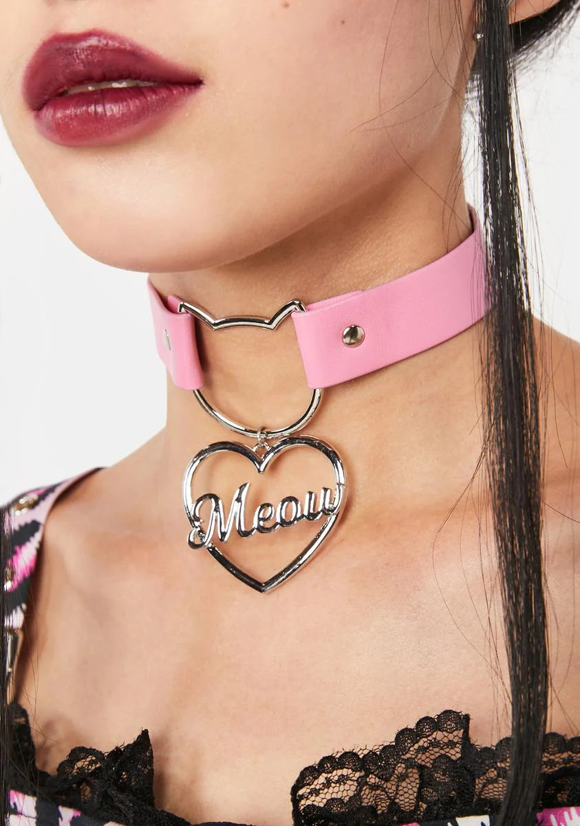 Cat Call Charm Choker