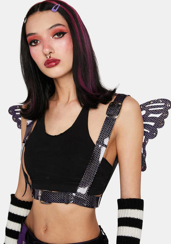 Iridescent Butterfly Wings Harness