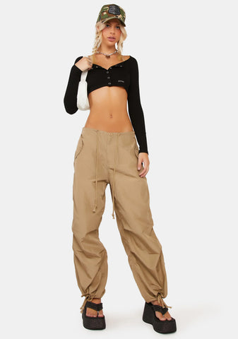 Rian Nylon Cargo Pants