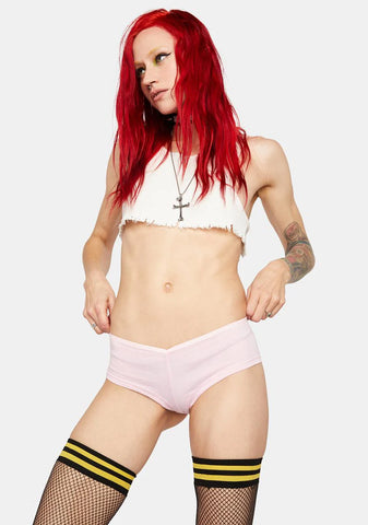 Pink Have A Nice Day Boy Shorts