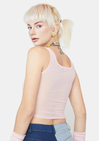 Sugar Get Lucky Mesh Corset Top