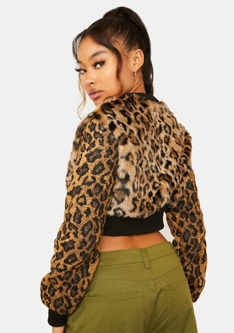 Untamed Leopard Print Jacket