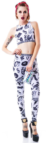 St Marks Crop Top - White