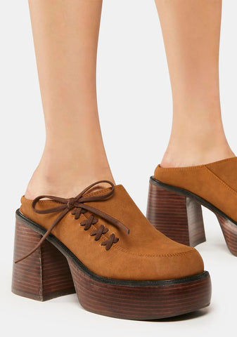 Struck By Wonder Platform Mules