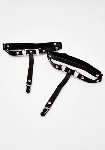 Wicked Dark N Dainty Heart Ring Garters