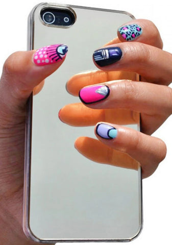 Silver Mirror iPhone Case