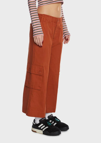Hazel Cropped Wide Leg Pants