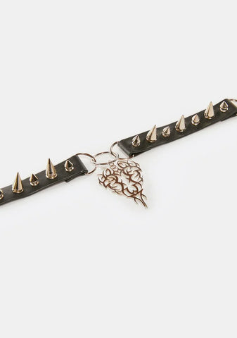 Impure Desires Spiked Choker
