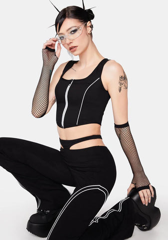 Ride The Current Reflective Corset Top