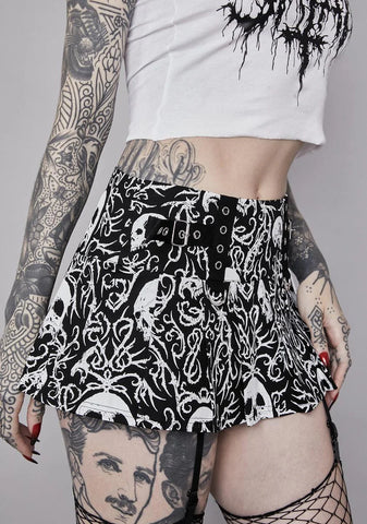 Trading Nightmares Pleated Skirt