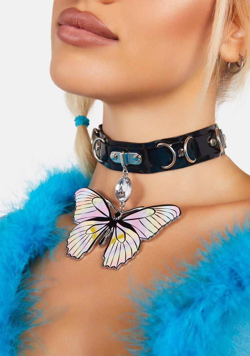 Meaning Of Life Butterfly Choker
