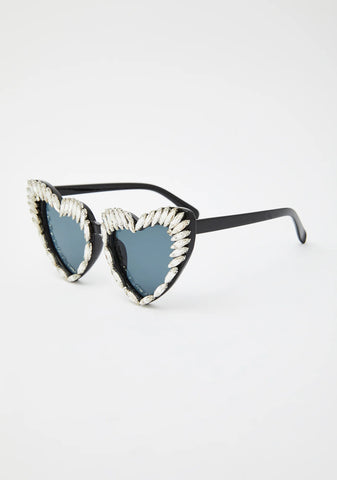 Lustrous Desire Heart Sunglasses