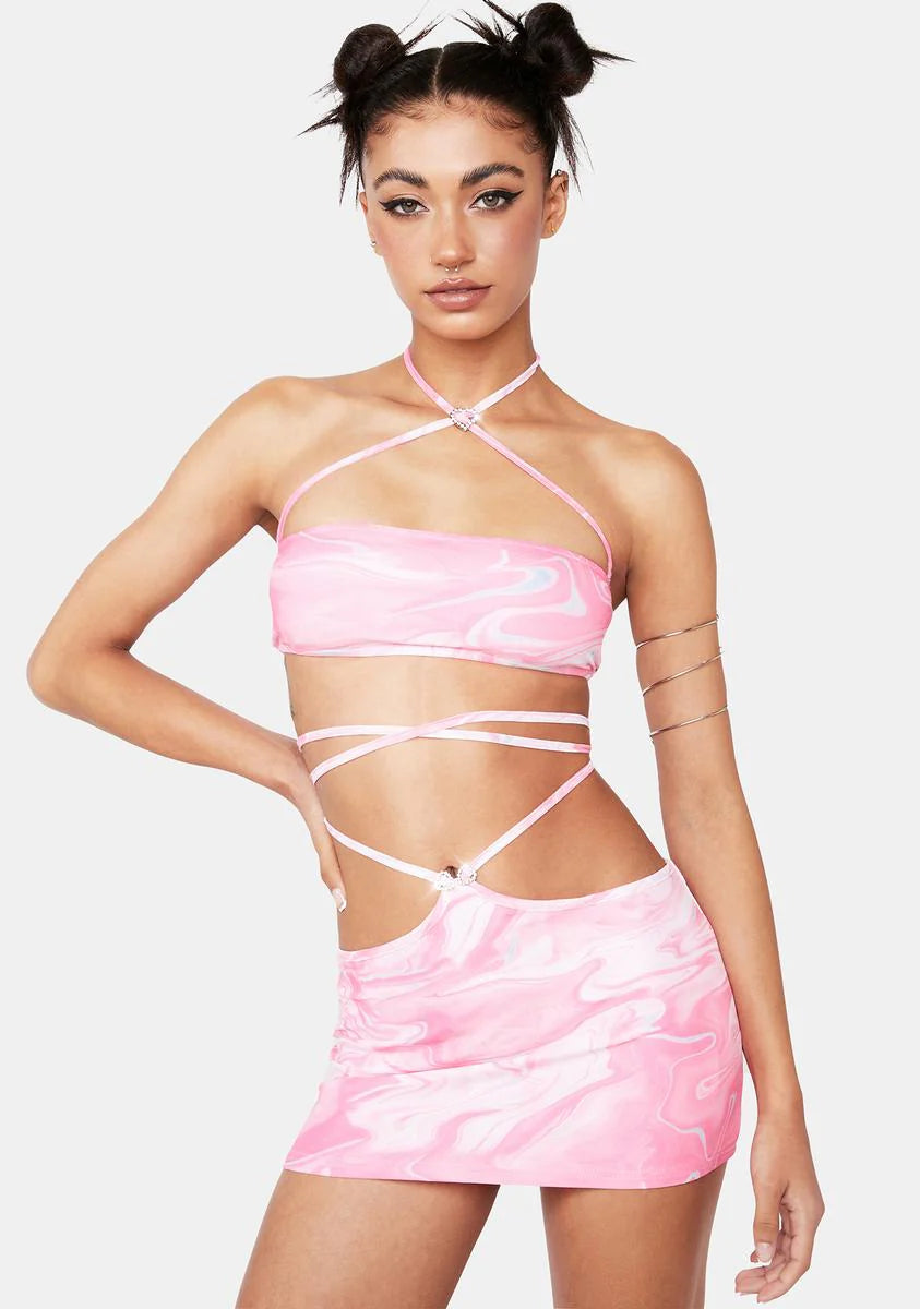 You're Marbleous Skirt Set