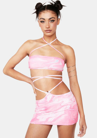 You're Marbleous Skirt Set