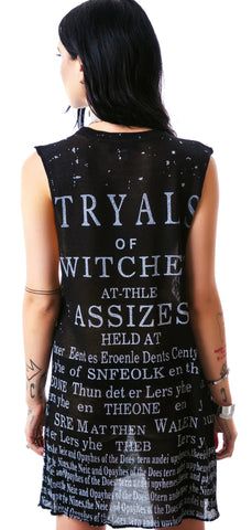 Witch Tryal Top - Black