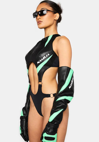 Moto Cut-Out Bodysuit