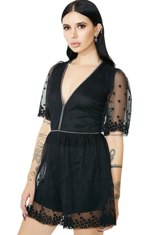 Carina Sheer Romper