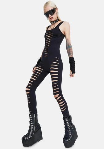 Laser Visions Sleeveless Jumpsuit
