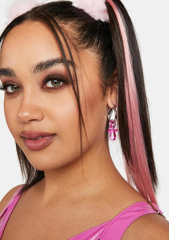 Make It Pop Pacifier Earrings