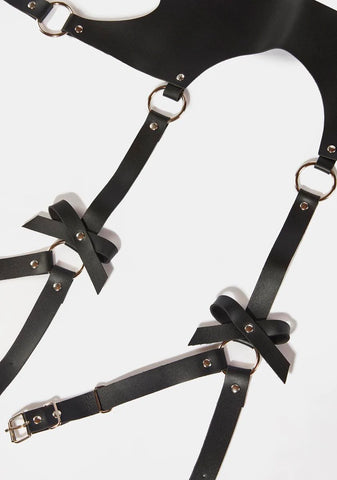 Midnight Hold Me Close Garter Harness