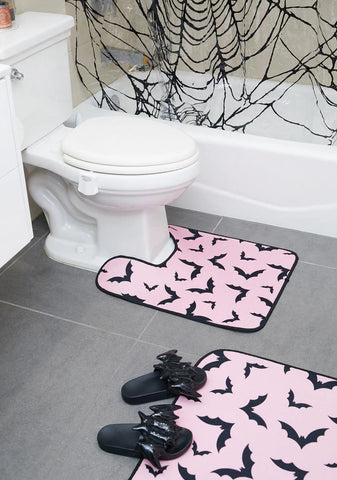 Sweet Bat Behavior Bath Mat Set