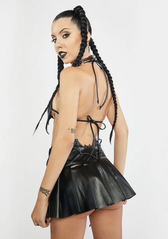 Echos Of Terror Bat Halter Top