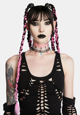 Rave 'Til Dawn Tattoo Choker Set