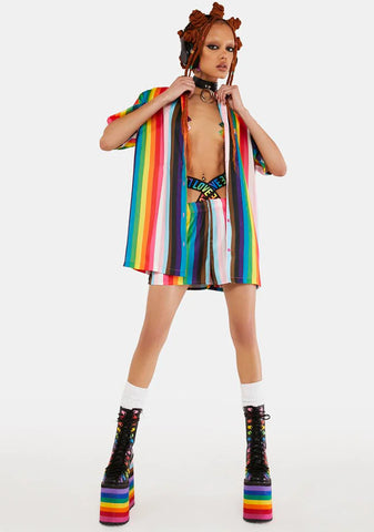 United As One Button Down Top